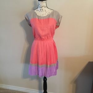 American Eagle Medium Dress Colorblock Easter